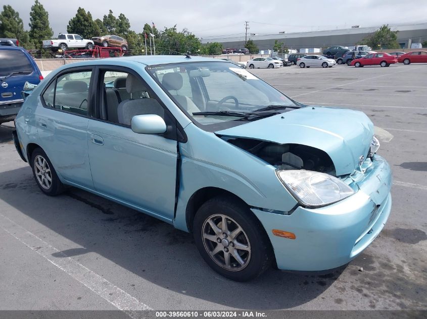 2001 Toyota Prius VIN: JT2BK12U910037745 Lot: 39560610