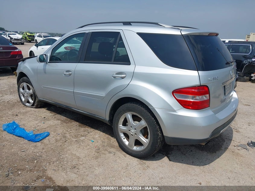 2007 Mercedes-Benz Ml 350 4Matic VIN: 4JGBB86E57A168303 Lot: 39560611