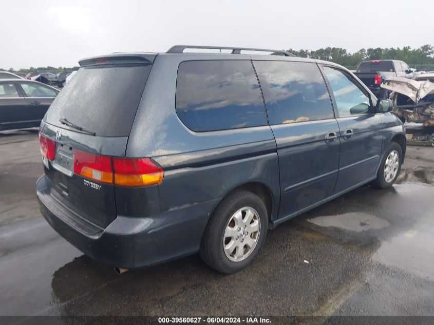 2004 Honda Odyssey Ex VIN: 5FNRL18844B140266 Lot: 39560627