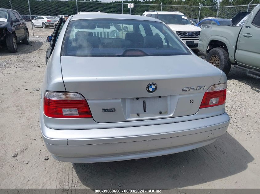 2002 BMW 525Ia VIN: WBADT43432GZ95461 Lot: 39560650