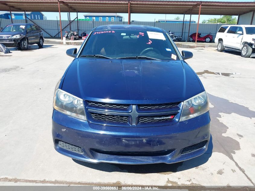 2013 Dodge Avenger Se V6 VIN: 1C3CDZAG3DN769493 Lot: 39560653