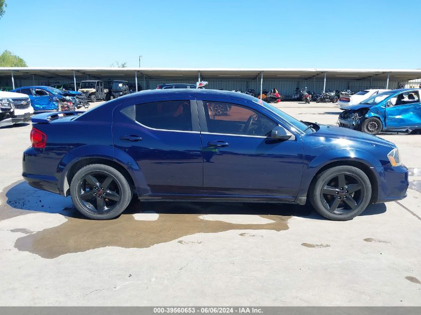 2013 Dodge Avenger Se V6 VIN: 1C3CDZAG3DN769493 Lot: 39560653