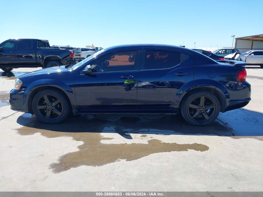 2013 Dodge Avenger Se V6 VIN: 1C3CDZAG3DN769493 Lot: 39560653
