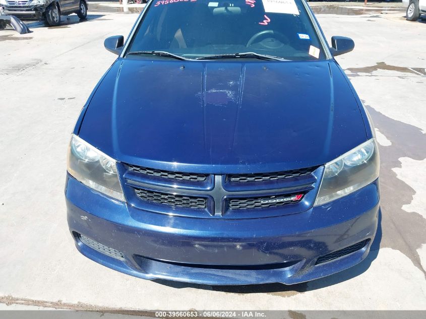 2013 Dodge Avenger Se V6 VIN: 1C3CDZAG3DN769493 Lot: 39560653