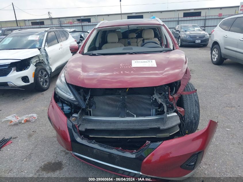 2020 Nissan Murano Platinum Fwd VIN: 5N1AZ2DJXLN171978 Lot: 39560654