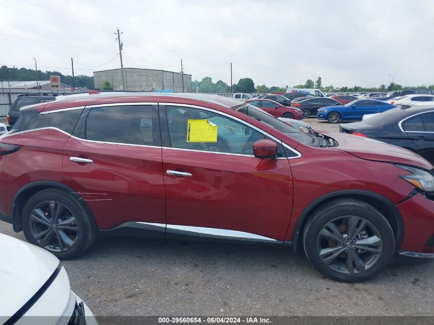 2020 Nissan Murano Platinum Fwd VIN: 5N1AZ2DJXLN171978 Lot: 39560654