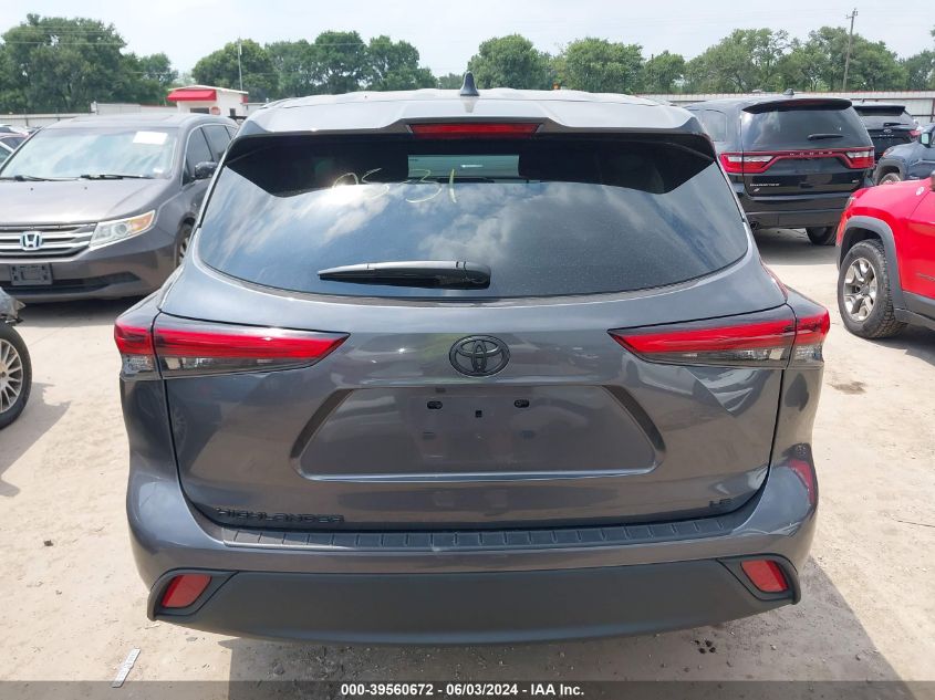 2023 Toyota Highlander Le VIN: 5TDKDRAH5PS524502 Lot: 39560672