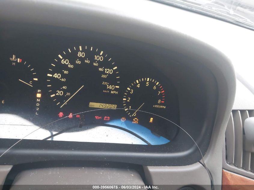 2000 Lexus Rx 300 VIN: JT6GF10U6Y0060616 Lot: 39560675