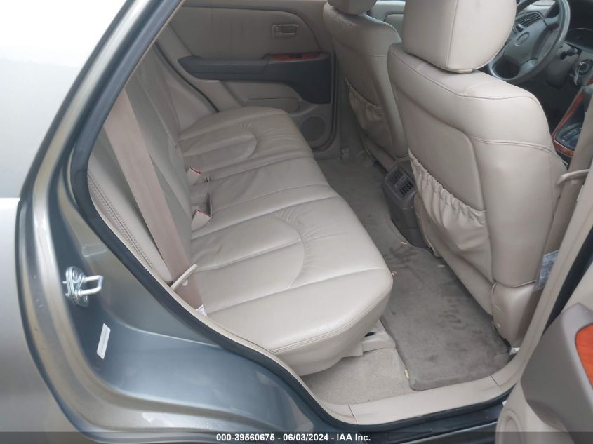 2000 Lexus Rx 300 VIN: JT6GF10U6Y0060616 Lot: 39560675