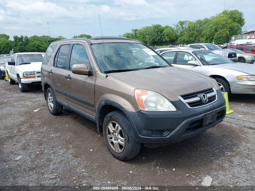 2003 Honda Cr-V Ex VIN: SHSRD78853U129381 Lot: 39560689