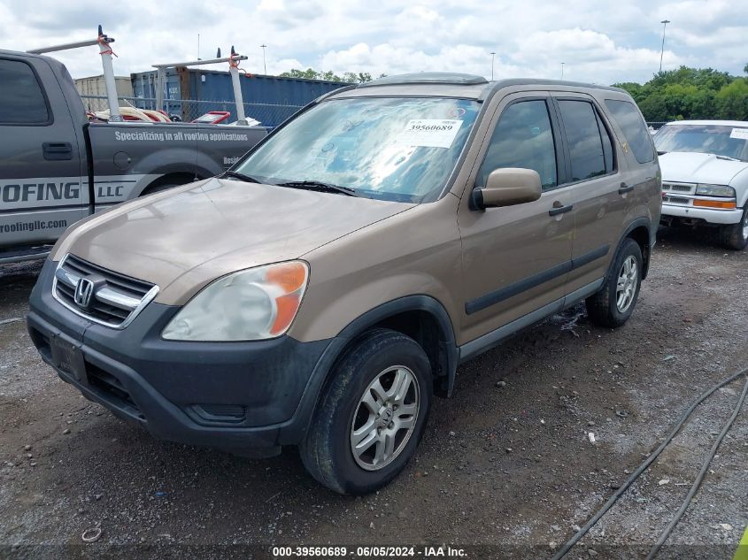 2003 Honda Cr-V Ex VIN: SHSRD78853U129381 Lot: 39560689