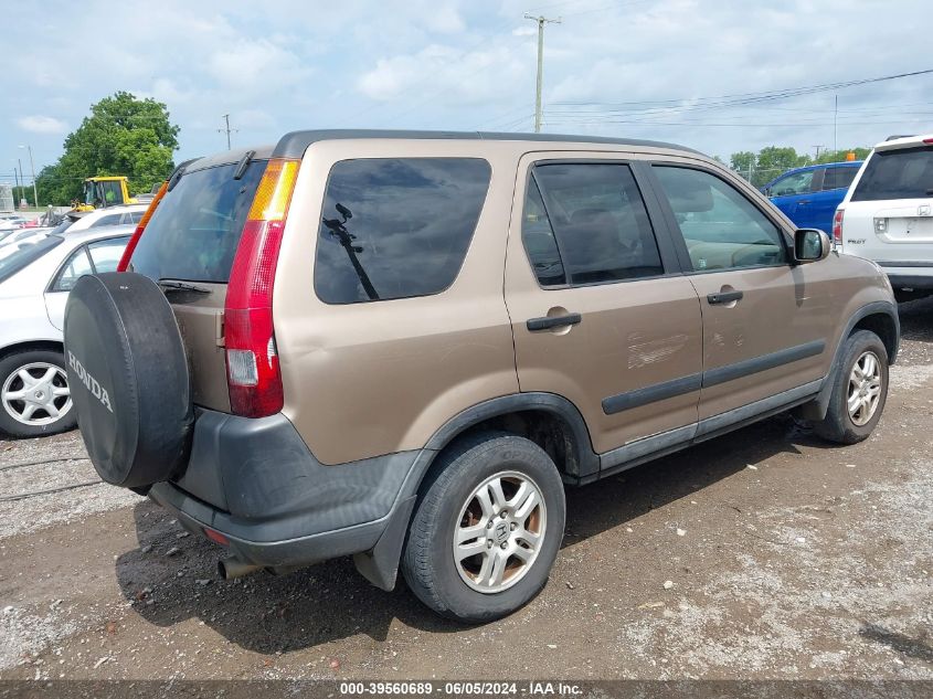 2003 Honda Cr-V Ex VIN: SHSRD78853U129381 Lot: 39560689