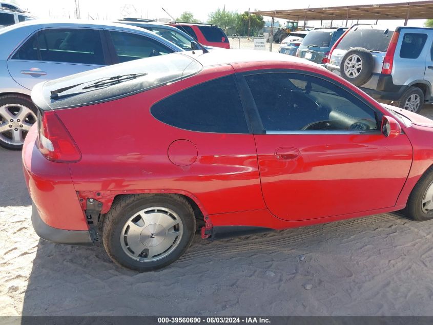 2002 Honda Insight Cvt VIN: JHMZE14792T001847 Lot: 39560690