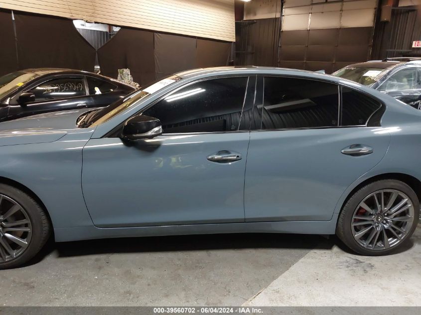 2023 Infiniti Q50 Red Sport 400 Awd VIN: JN1FV7DR0PM590512 Lot: 39560702