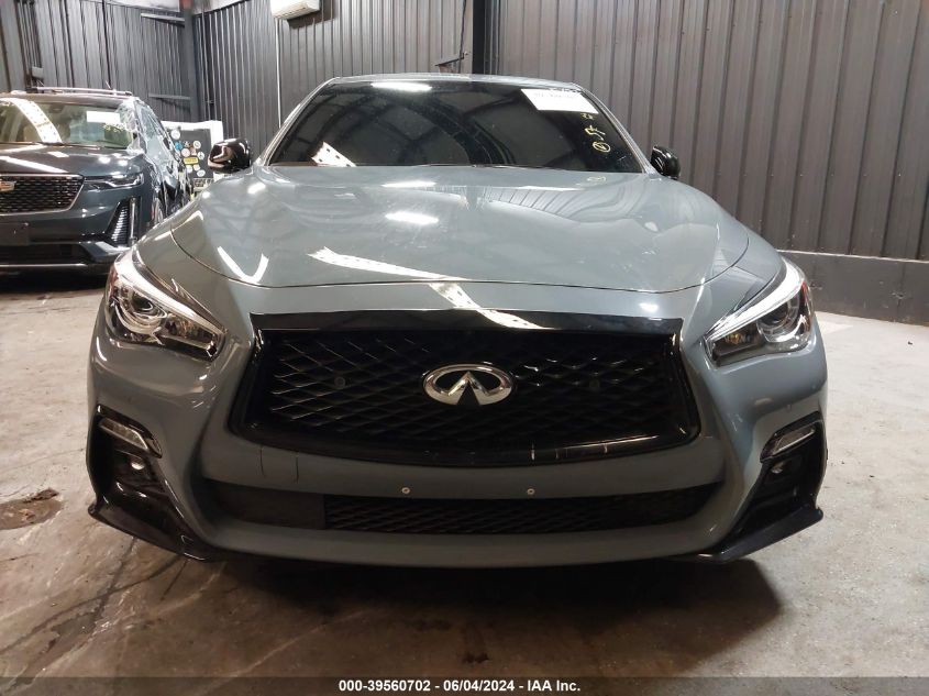 2023 Infiniti Q50 Red Sport 400 Awd VIN: JN1FV7DR0PM590512 Lot: 39560702
