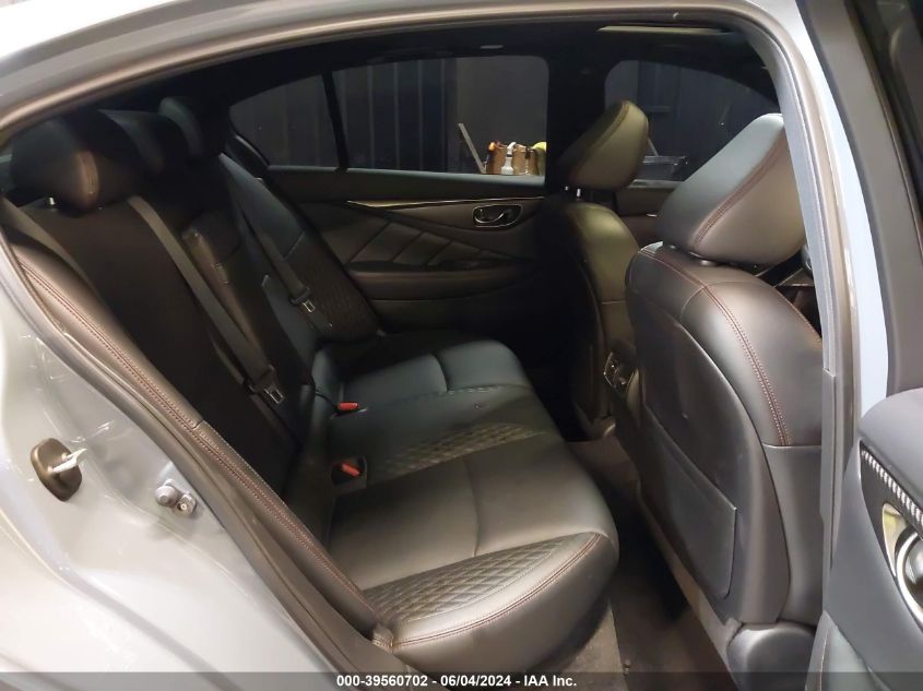 2023 Infiniti Q50 Red Sport 400 Awd VIN: JN1FV7DR0PM590512 Lot: 39560702