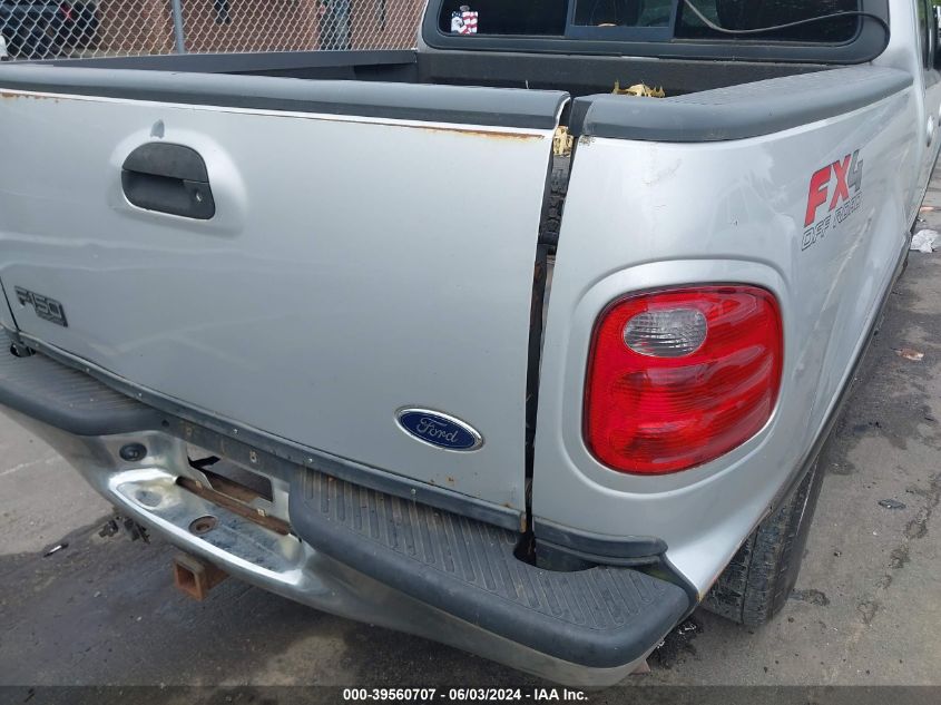 2002 Ford F-150 Lariat/Xlt VIN: 1FTRW08L52KD30826 Lot: 39560707