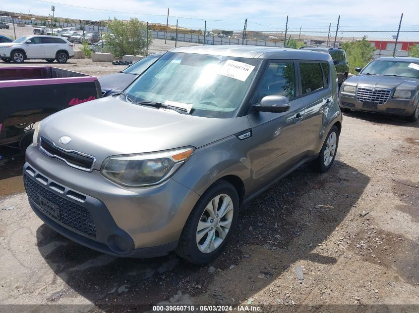 2014 Kia Soul + VIN: KNDJP3A58E7057704 Lot: 39560718