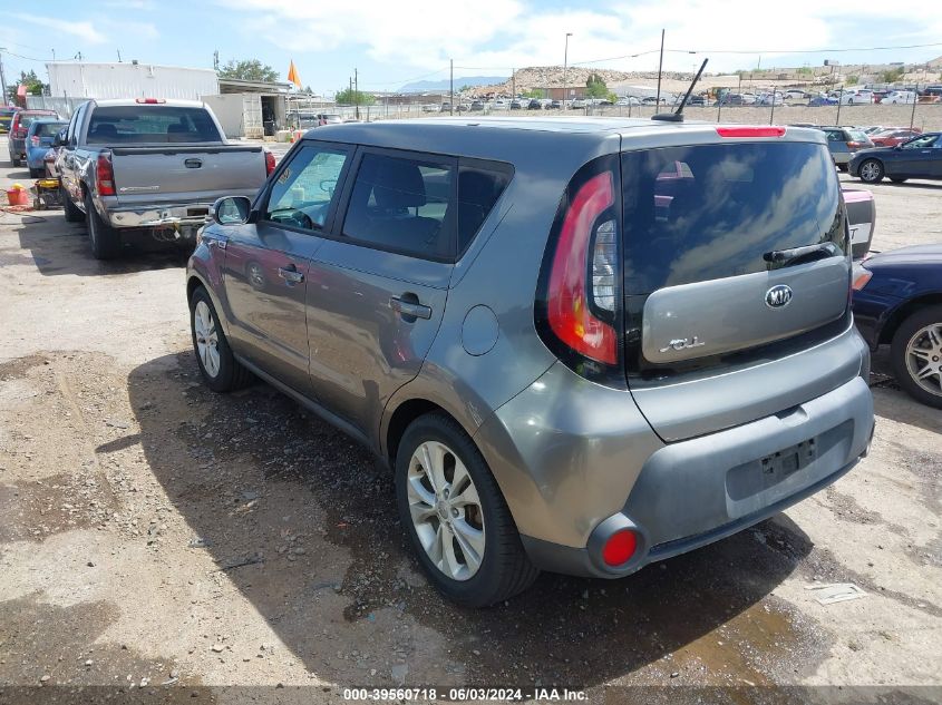 2014 Kia Soul + VIN: KNDJP3A58E7057704 Lot: 39560718