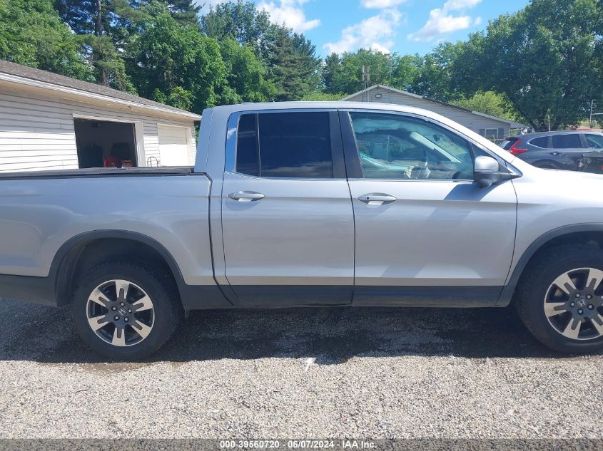 2018 Honda Ridgeline Rtl-T VIN: 5FPYK3F62JB011604 Lot: 39560720