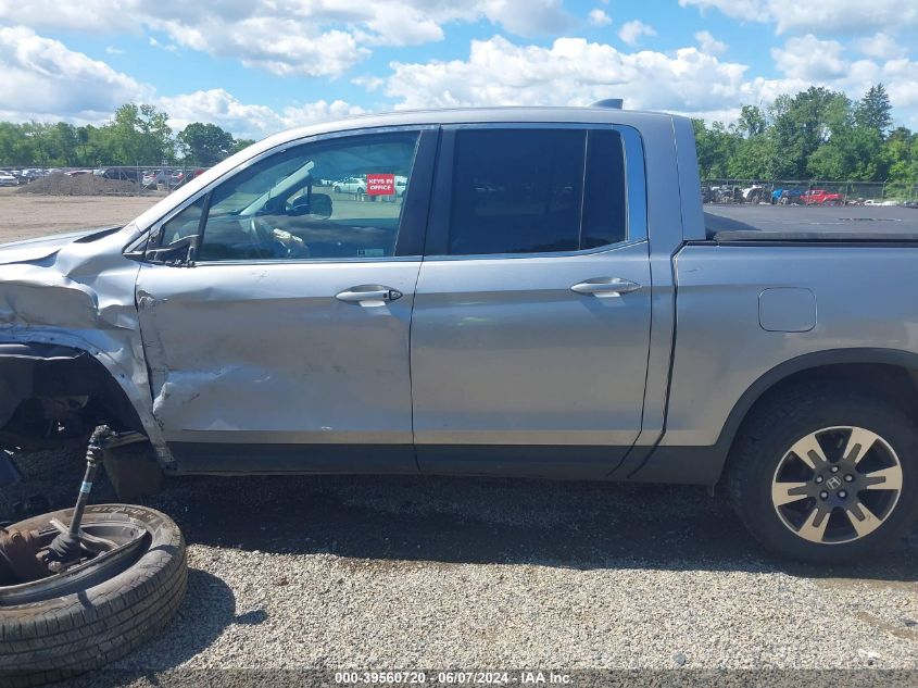 2018 Honda Ridgeline Rtl-T VIN: 5FPYK3F62JB011604 Lot: 39560720