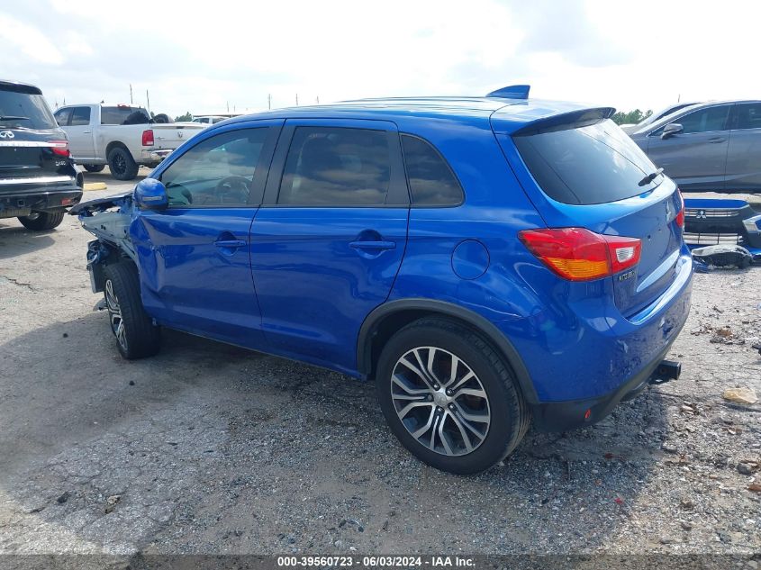 2017 Mitsubishi Outlander Sport 2.0 Es VIN: JA4AP3AUXHZ004111 Lot: 39560723