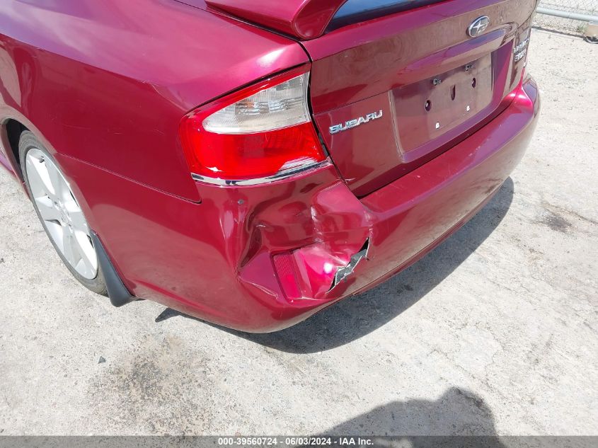 2009 Subaru Legacy 3.0R VIN: 4S3BL846394217819 Lot: 39560724