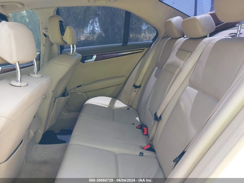 2010 Mercedes-Benz C 300 Luxury/Sport VIN: WDDGF5EB6AR092920 Lot: 39560729