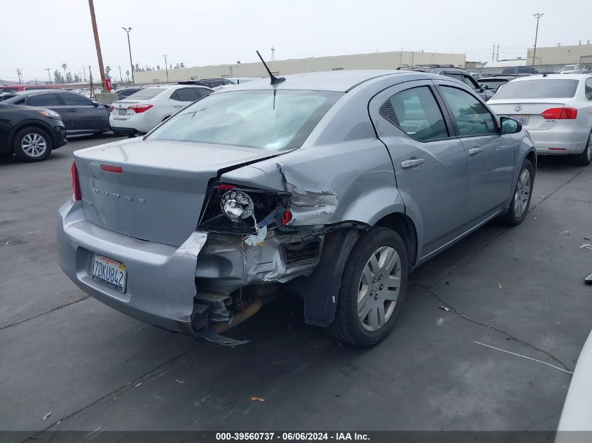 2014 Dodge Avenger Se VIN: 1C3CDZABXEN202915 Lot: 39560737