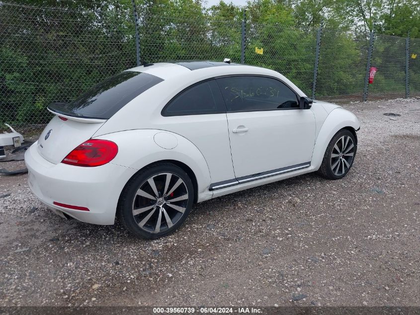 2012 Volkswagen Beetle 2.0T Turbo VIN: 3VWVA7AT7CM638913 Lot: 39560739