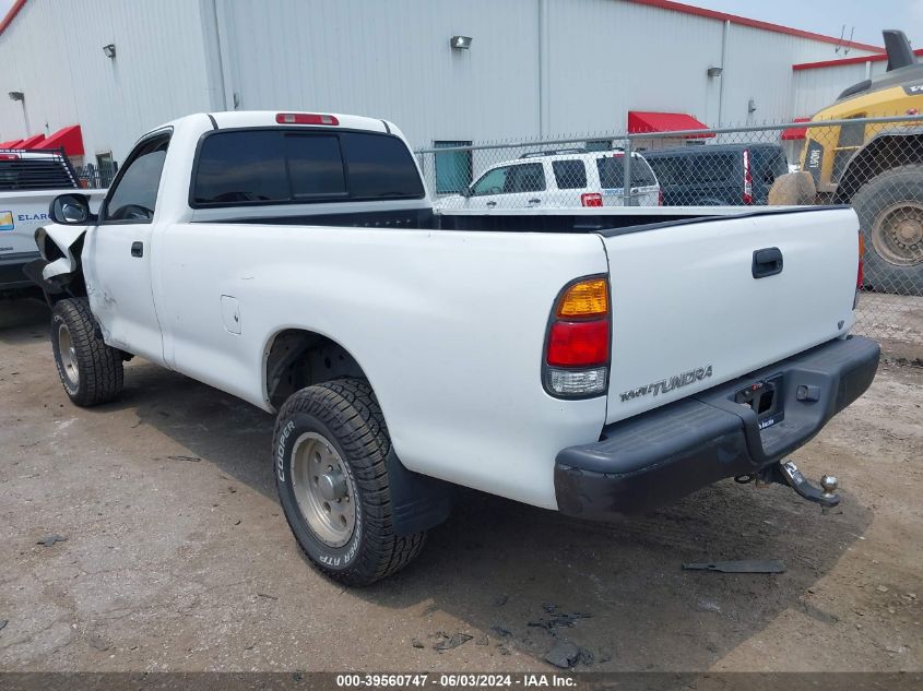 2001 Toyota Tundra VIN: 5TBJN32111S162028 Lot: 39560747