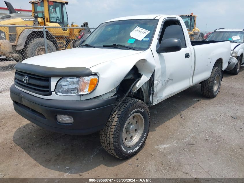 2001 Toyota Tundra VIN: 5TBJN32111S162028 Lot: 39560747