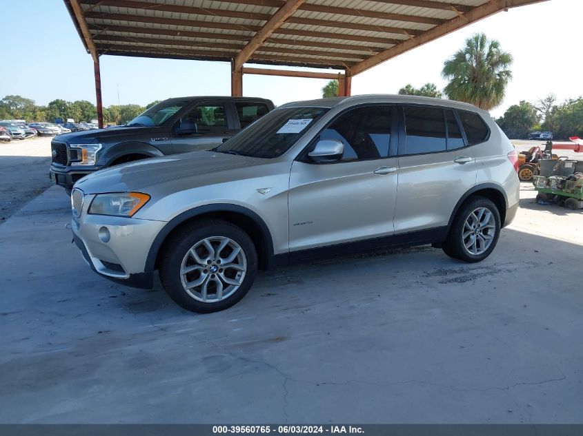 2013 BMW X3 xDrive28I VIN: 5UXWX9C5XD0A30728 Lot: 39560765