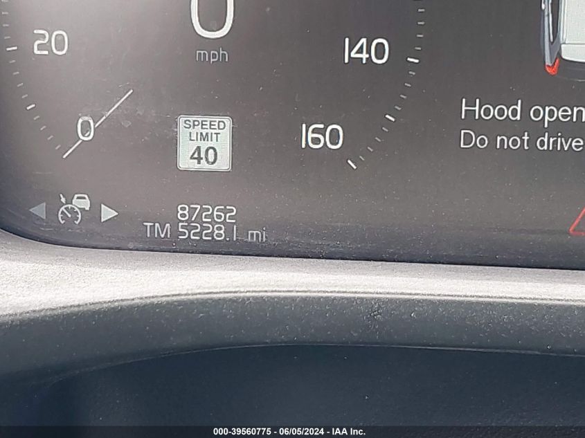 2018 Volvo Xc60 T6 Momentum VIN: LYVA22RK5JB087445 Lot: 39560775