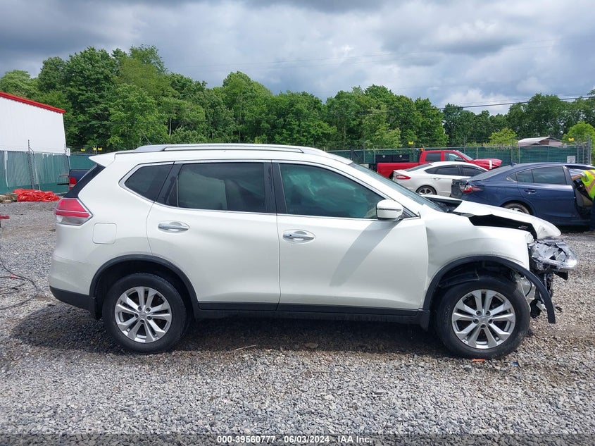 2016 Nissan Rogue Sv VIN: KNMAT2MV1GP688850 Lot: 39560777
