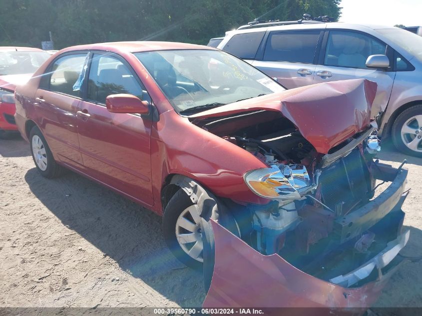 2003 Toyota Corolla Le VIN: 2T1BR32E33C065492 Lot: 39560790