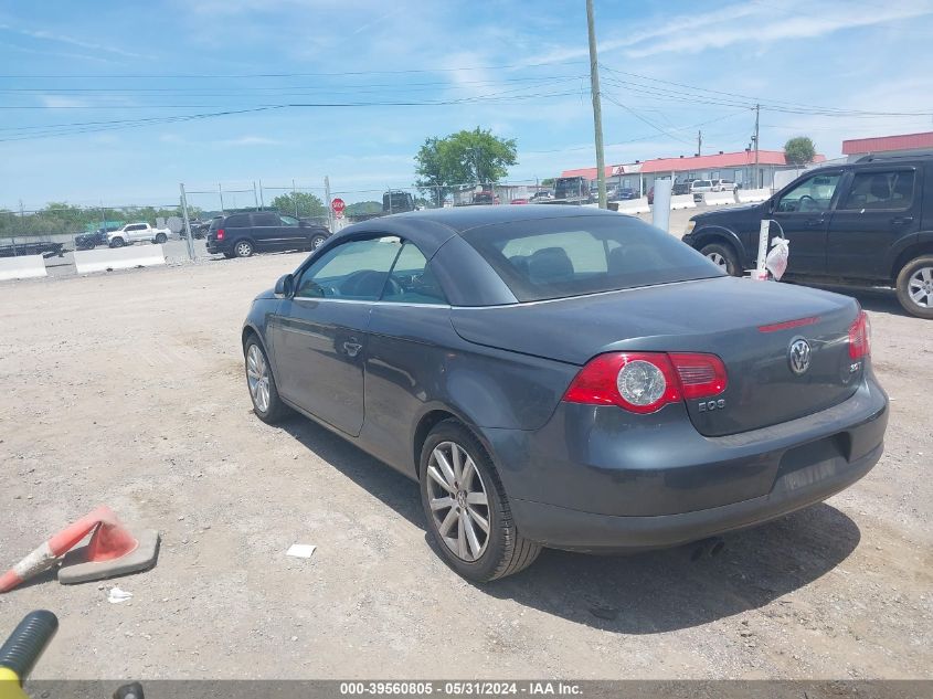 2007 Volkswagen Eos 2.0T VIN: WVWBA71F37V052950 Lot: 39560805