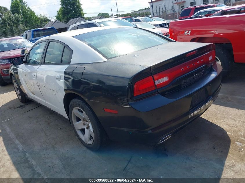 2013 Dodge Charger Police VIN: 2C3CDXAT4DH584413 Lot: 39560822