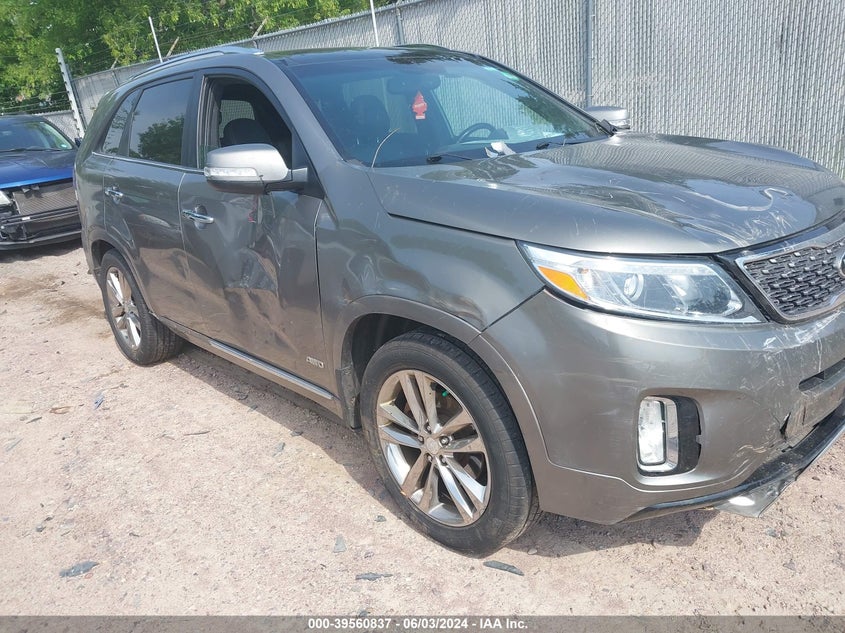 2015 Kia Sorento Limited V6 VIN: 5XYKWDA73FG643925 Lot: 39560837