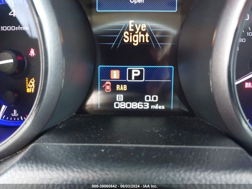 VIN 4S4BSANC2K3235041 2019 SUBARU OUTBACK 2.5I LIMITED