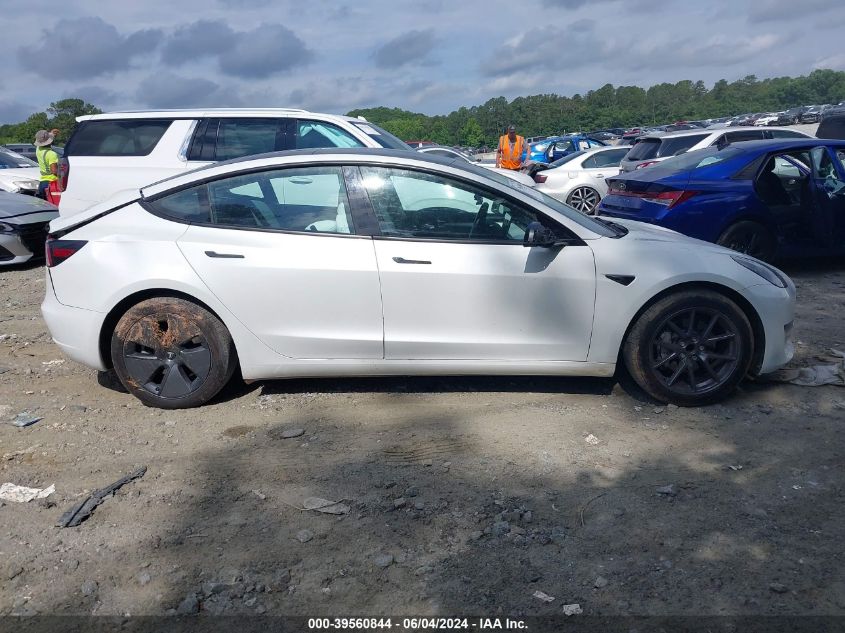 2023 Tesla Model 3 Rear-Wheel Drive VIN: 5YJ3E1EA1PF652806 Lot: 39560844