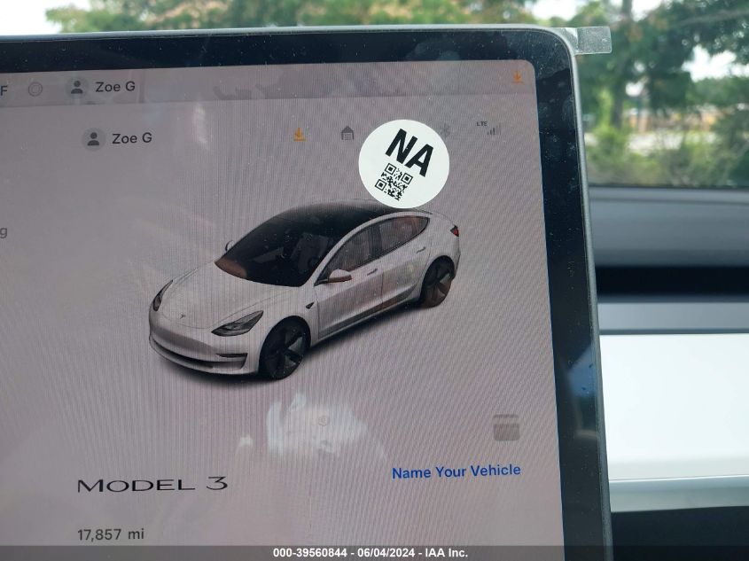 2023 TESLA MODEL 3 - 5YJ3E1EA1PF652806