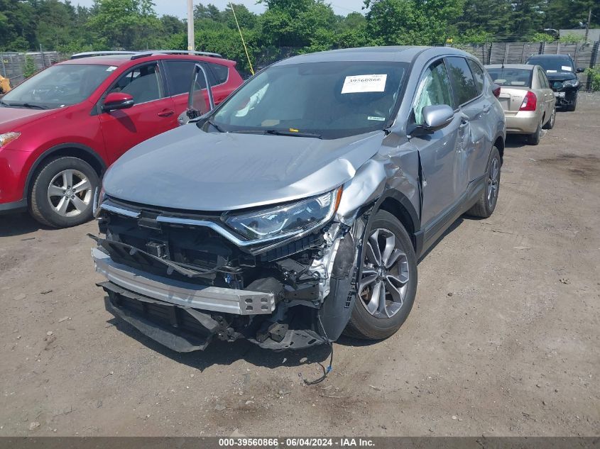 2021 Honda Cr-V Awd Ex VIN: 2HKRW2H5XMH627265 Lot: 39560866