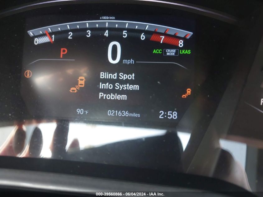 2021 Honda Cr-V Awd Ex VIN: 2HKRW2H5XMH627265 Lot: 39560866