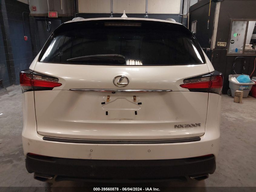 2016 Lexus Nx 200T VIN: JTJBARBZ7G2094203 Lot: 39560878