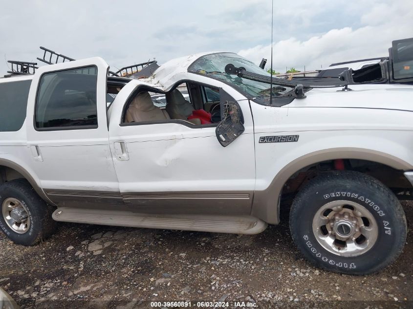 2001 Ford Excursion Limited VIN: 1FMNU43S21ED04641 Lot: 39560891