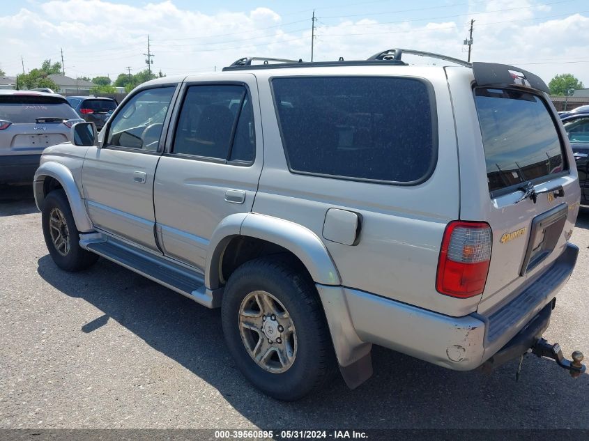 1999 Toyota 4Runner Limited V6 VIN: JT3HN87R9X9027490 Lot: 39560895