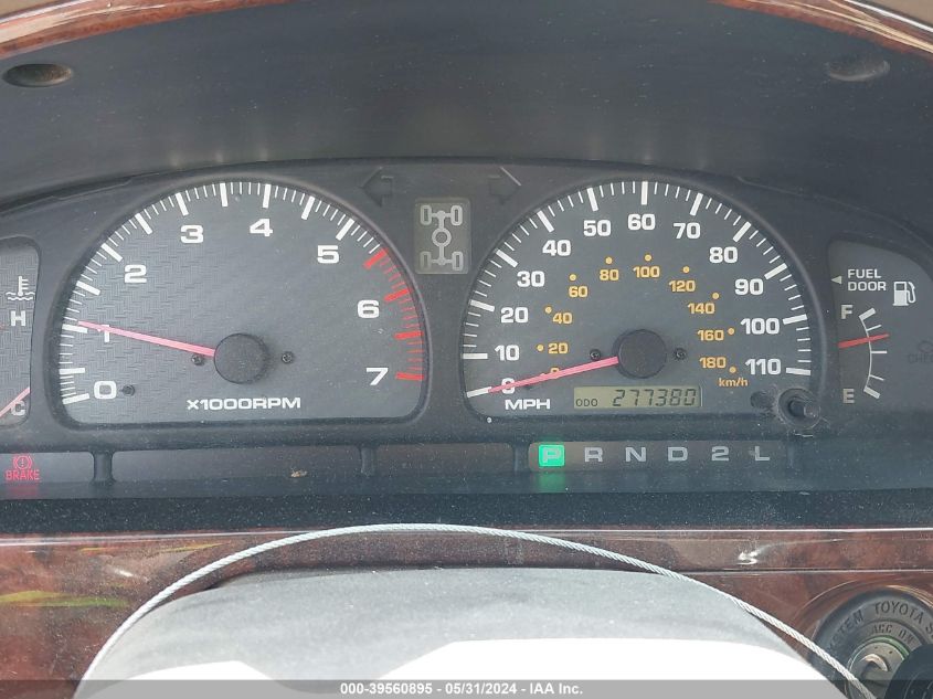 1999 Toyota 4Runner Limited V6 VIN: JT3HN87R9X9027490 Lot: 39560895