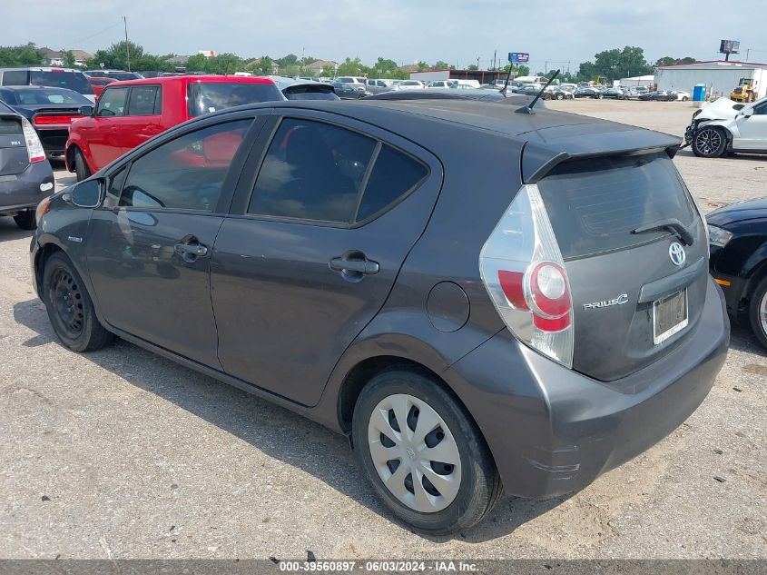 2012 Toyota Prius C Two VIN: JTDKDTB32C1516509 Lot: 39560897