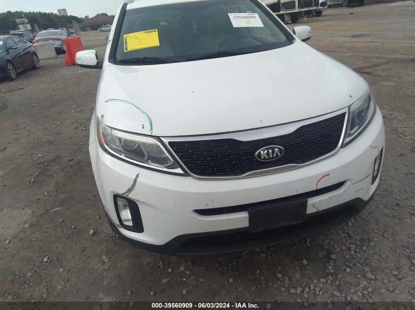 2015 Kia Sorento Lx VIN: 5XYKT4A67FG624679 Lot: 39560909